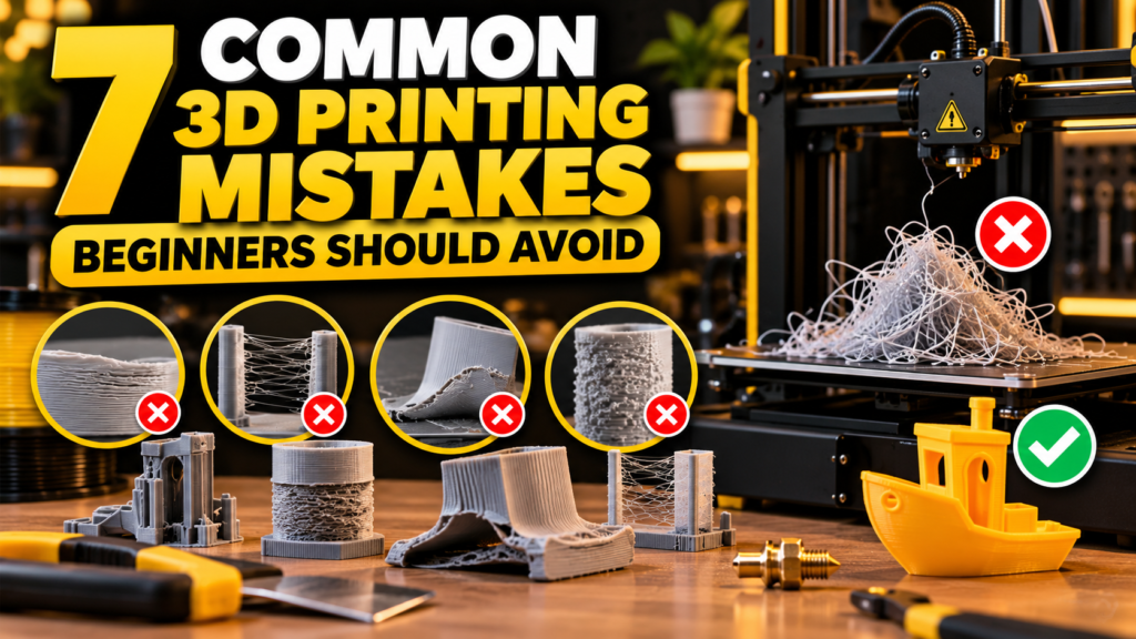 Common 3D Printing Mistakes Beginners Should Avoid